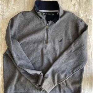 Men’s XL Nautica Half Zip Pullover Fleece Embroidered Sailboat